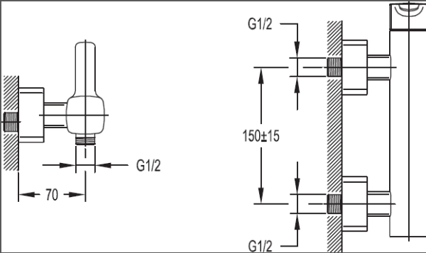 Смеситель для душа CEZARES TESORO-F-D-01 Смеситель для душа CEZARES TESORO-F-D-01