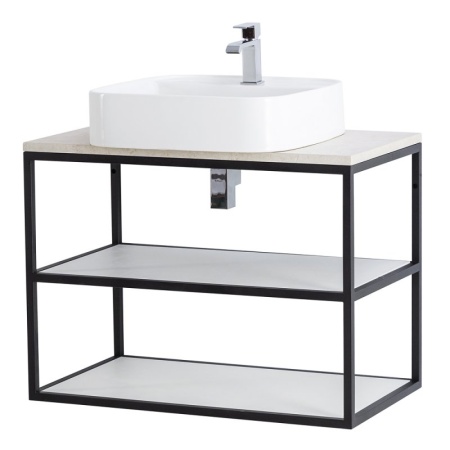 Металлический одноярусный сварной каркас под раковину CEZARES CADRO-90/46/30-1C-SO-MET-ST