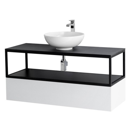 Металлический двухъярусный сварной каркас под раковину CEZARES CADRO-120/46/73-2C-PIA-MET-ST