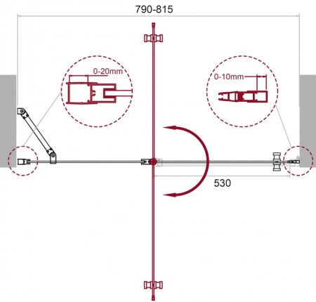 Душевая дверь в нишу BELBAGNO ETNA-B-12 ETNA-B-12-60/60-C-Cr Душевая дверь в нишу BELBAGNO ETNA-B-12 ETNA-B-12-60/60-C-Cr