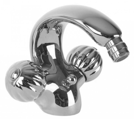 Смеситель на биде с донным клапаном Cezares ROYAL PALACE-BS1-02-MS