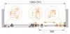 Душевая дверь CEZARES STYLUS-O-M-BF-1-140-C-Cr Душевая дверь CEZARES STYLUS-O-M-BF-1-140-C-Cr