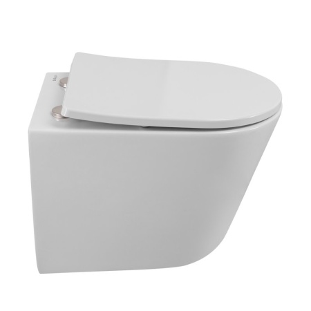 Чаша подвесного безободкового унитаза Belbagno со смывом TORNADO BelBagno FLAY-TOR BB053CH-TOR-FC Чаша подвесного безободкового унитаза Belbagno со смывом TORNADO BelBagno FLAY-TOR BB053CH-TOR-FC