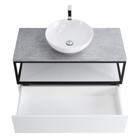 Металлический одноярусный сварной каркас под раковину CEZARES CADRO-100/46/30-1C-SO-MET-ST