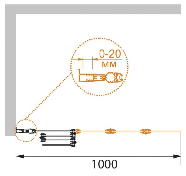 Шторка на ванну CEZARES PRATICO-V-4-100/140-P-Cr-R Шторка на ванну CEZARES PRATICO-V-4-100/140-P-Cr-R