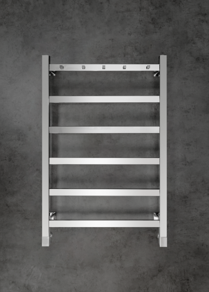 Полотенцесушитель водяной Chromix Granada 50x80 П6 Cr с крючками Полотенцесушитель водяной Chromix Granada 50x80 П6 Cr с крючками