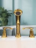 Смеситель на борт ванны с душем AltroBagno Beatrice 020103 Or Смеситель на борт ванны с душем AltroBagno Beatrice 020103 Or