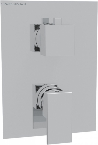 Встраиваемый смеситель для душа с 5-и позиционным переключателем Cezares CZR-VDIM5-01-Cr Встраиваемый смеситель для душа с 5-и позиционным переключателем Cezares CZR-VDIM5-01-Cr