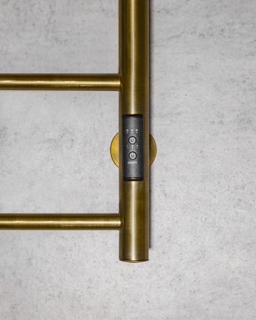 Полотенцесушитель электрический Chromix Bazel 50x80 П5 Br с полкой