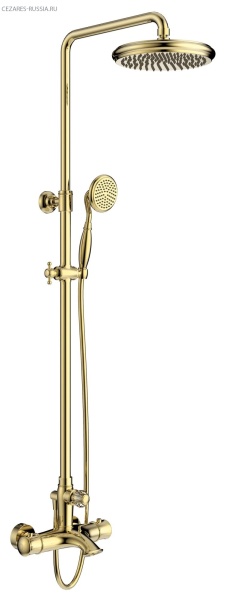 Душевая система с термостатом AltroBagno Beatrice 030408 Or Душевая система с термостатом AltroBagno Beatrice 030408 Or