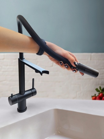 Смеситель для кухни с гибким изливом AltroBagno Flusso 050204 NeOp