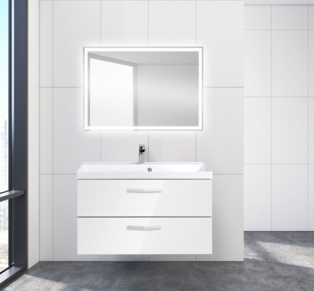Раковина из искусственного камня BelBagno BB900/450-LV-ART-AST-NERO