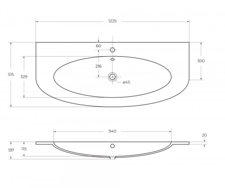 Зеркало со встроенной LED подсветкой и сенсорным выключателем Touch System, реверсивное Cezares 4031