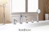 Смеситель на борт ванны с душем AltroBagno Beatrice 020104 Cr Смеситель на борт ванны с душем AltroBagno Beatrice 020104 Cr