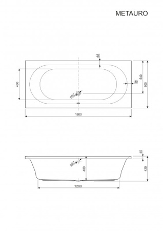 Боковая панель с крепежом для акриловой ванны, универсальная Cezares EM-F-80-SP-W37 Боковая панель с крепежом для акриловой ванны, универсальная Cezares EM-F-80-SP-W37