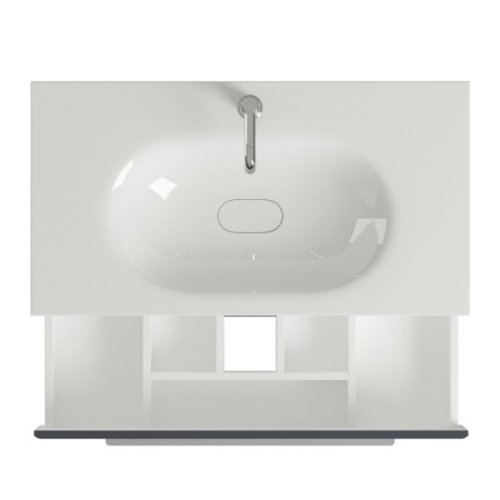 Шкаф подвесной CEZARES ECO-1500-2A-SC-BL