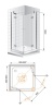 Душевой уголок CEZARES VERONA-W-A-2-120-C-Cr