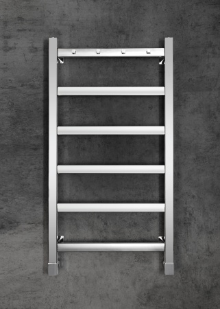 Полотенцесушитель водяной Chromix Granada 40x80 П6 Cr с крючками