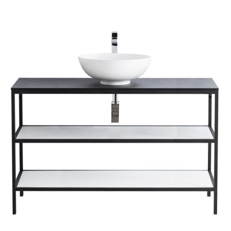 Металлический двухъярусный сварной каркас под раковину CEZARES CADRO-120/46/73-2C-PIA-MET-ST