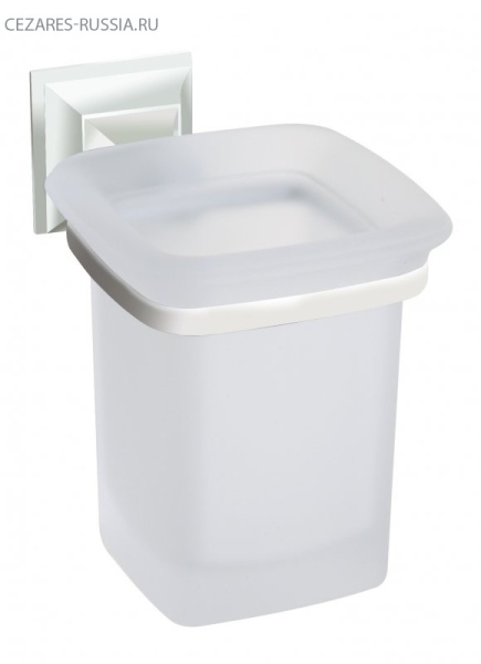 Стакан подвесной, цвет белый ART&MAX ZOE AM-G-6831-Bi