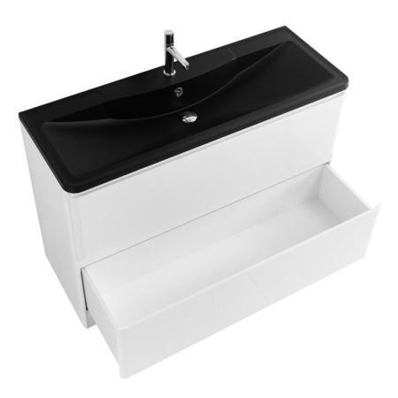 Раковина из искусственного камня BelBagno BB1200/455-LV-ART-ALR-NERO, чёрная матовая