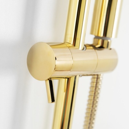 Душевая штанга с подвижным держателем для душа Cezares UNO-SAL-ORO