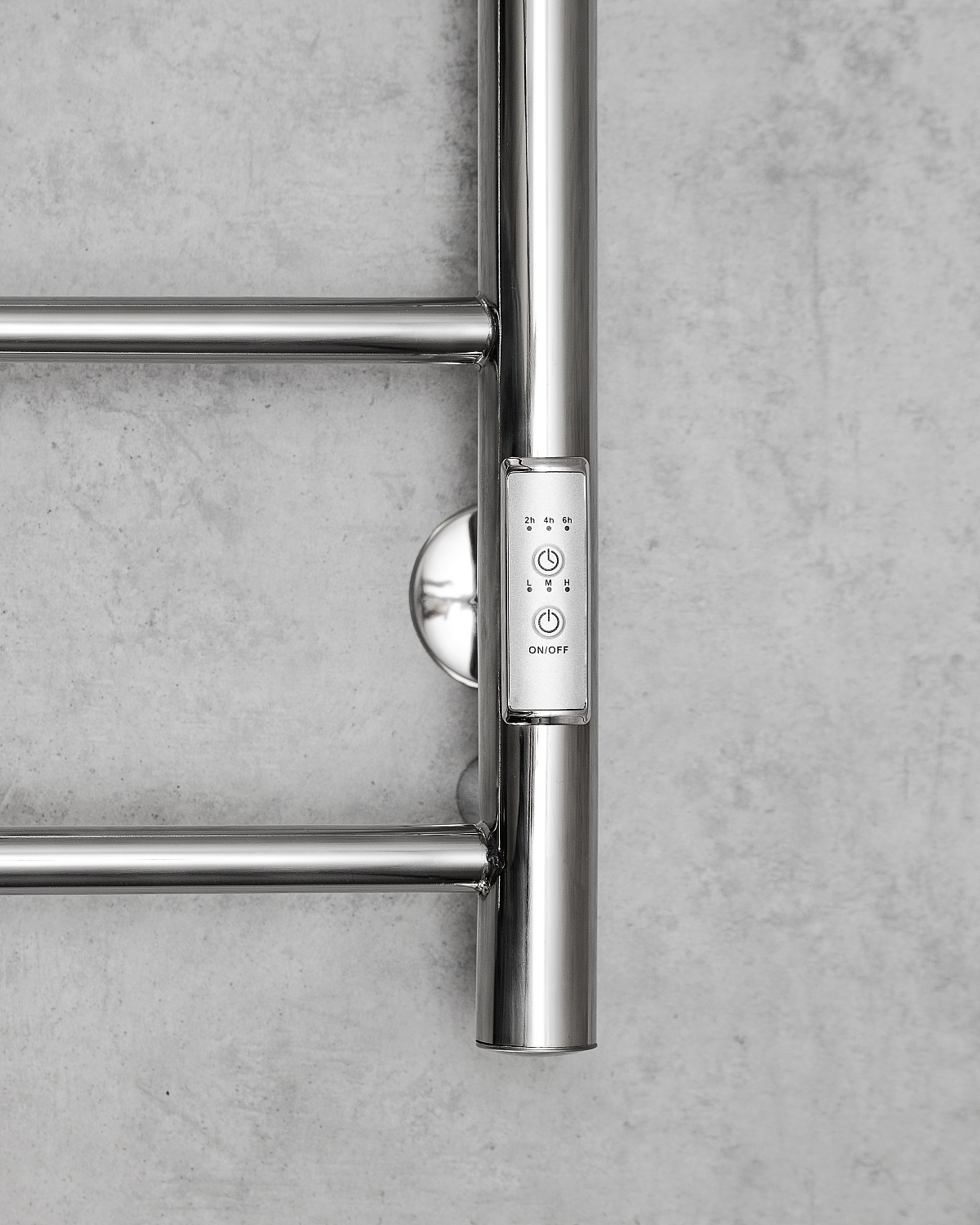 Полотенцесушитель электрический с сухим теном Chromix Bonn 50x80 П6 Cr с крючками