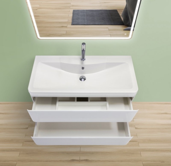 Раковина из литьевого мрамора BelBagno BB900/455-LV-MR-ALR