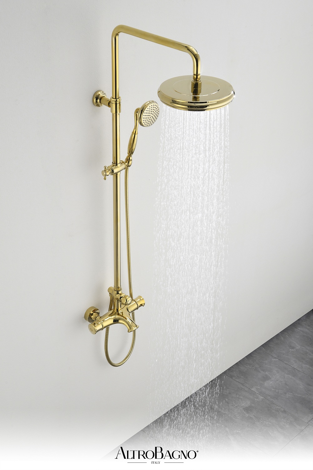 Душевая система с термостатом AltroBagno Beatrice 030408 Or