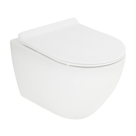 Чаша унитаза подвесного безободкового Cezares CZR-6601-TH-TOR Чаша унитаза подвесного безободкового Cezares CZR-6601-TH-TOR