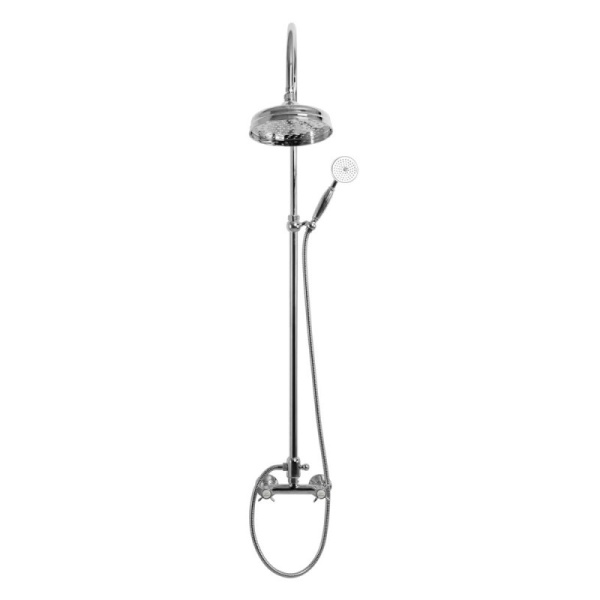 Душевая стойка со смесителем, верхним и ручным душем Cezares LORD-CD-03/24-M Душевая стойка со смесителем, верхним и ручным душем Cezares LORD-CD-03/24-M