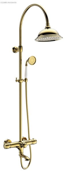 Душевая система с термостатом AltroBagno Beatrice 030404 Or