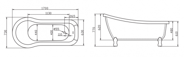 Ноги для ванны BelBagno BB-LEG-EAGLE-ORO Ноги для ванны BelBagno BB-LEG-EAGLE-ORO