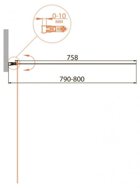 Шторка на ванну CEZARES RELAX-V-1 RELAX-V-1-80/140-C-Bi Шторка на ванну CEZARES RELAX-V-1 RELAX-V-1-80/140-C-Bi