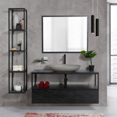 Столешница из керамогранита BelBagno KEP-90-MNO Marmo Nero Opaco