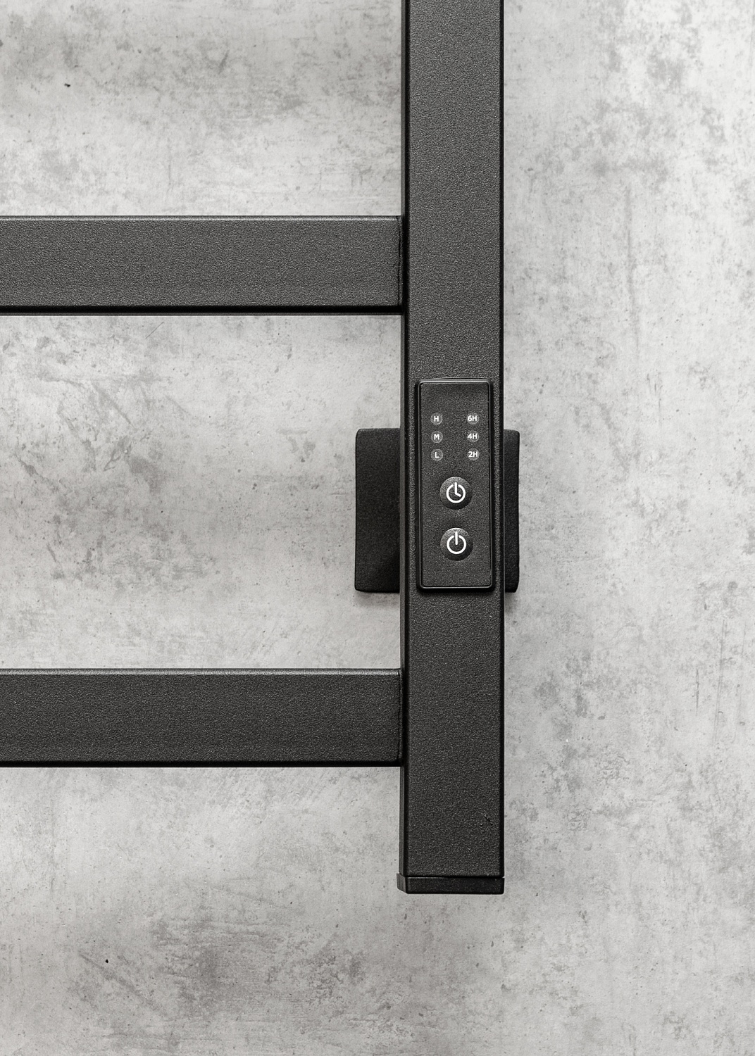 Полотенцесушитель электрический Chromix Porto 50x80 П6 MB с сухим теном с крючками универсальное под Полотенцесушитель электрический Chromix Porto 50x80 П6 MB с сухим теном с крючками универсальное под