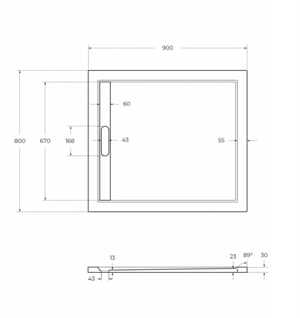 Комплект ножек для поддона из искусственного мрамора CEZARES TRAY-LEGS-AS-10