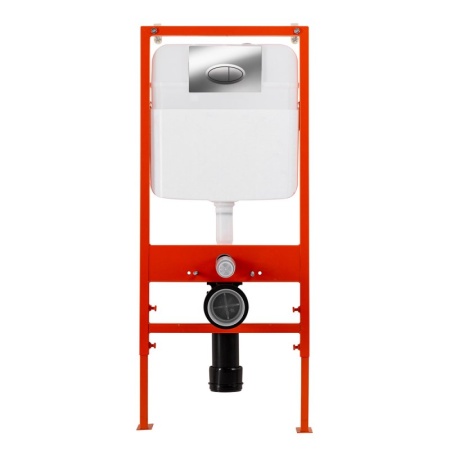 Унитаз подвесной с сиденьем CEZARES STYLUS + Система инсталляции для унитазов с кнопкой смыва BB051C