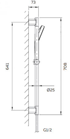 Душевой гарнитур AltroBagno SS 030303 Cr Душевой гарнитур AltroBagno SS 030303 Cr