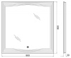 Зеркало BelBagno SPC-LNS-700-700-LED-TCH