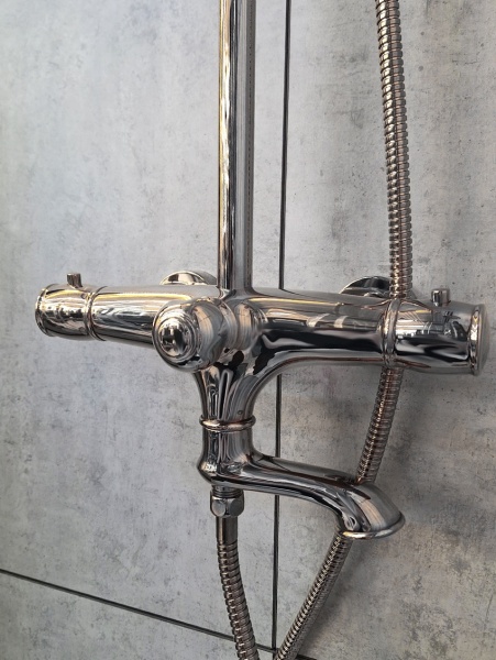 Душевая система с термостатом AltroBagno Beatrice 030402 Cr