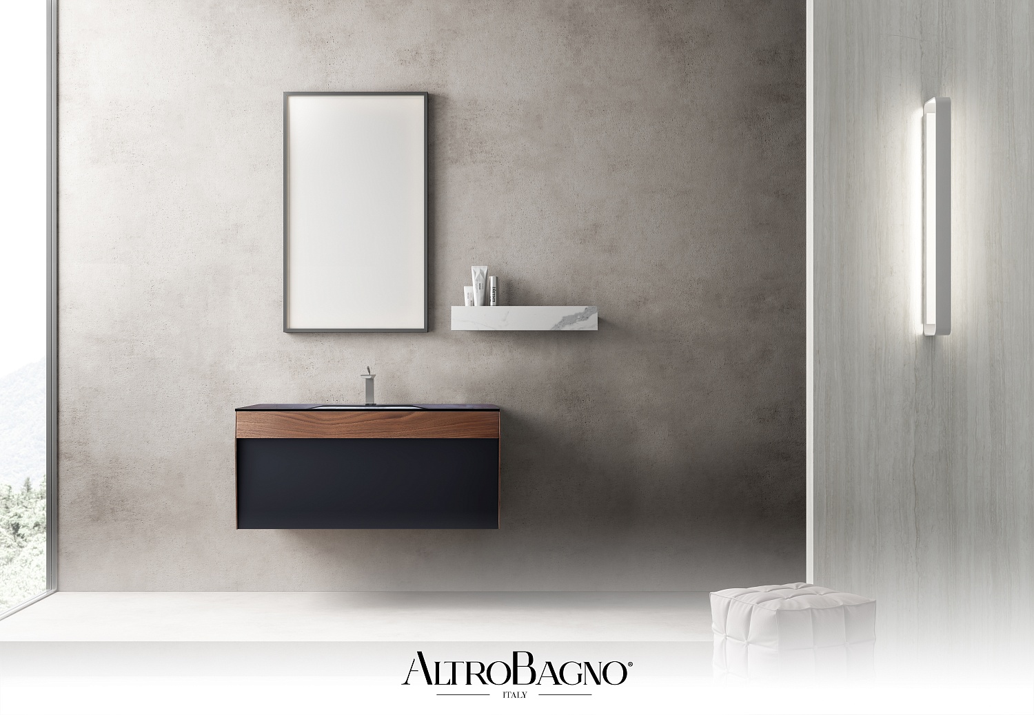 Тумба с раковиной AltroBagno Sicilia 1000