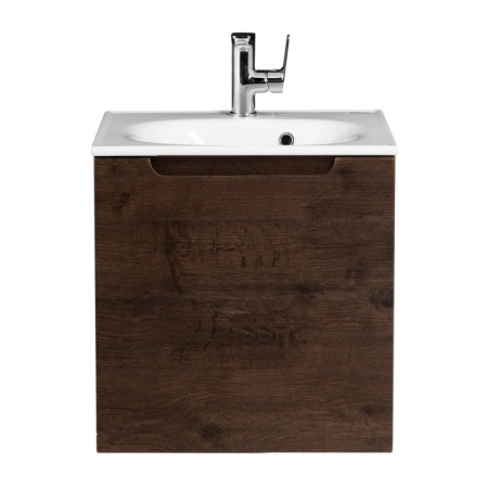 База под раковину подвесная с распашной дверцей и полкой, правосторонняя BelBagno ETNA-500-1A-SO-BL-