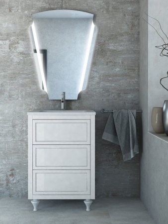 Зеркало со встроенной LED подсветкой, антизапотеванием 700х250х920 Cezares 45020