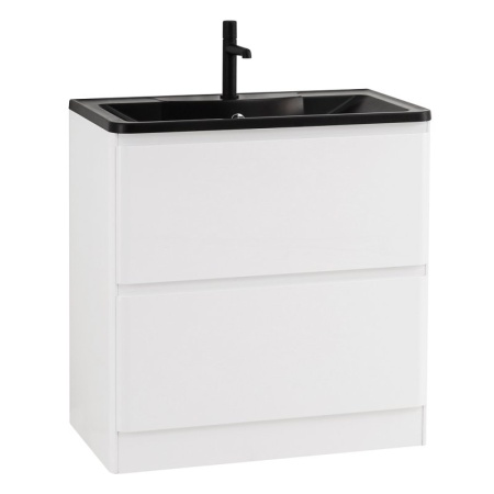 Раковина из искусственного камня BelBagno BB1000/455-LV-ART-ALR-NERO, чёрная матовая