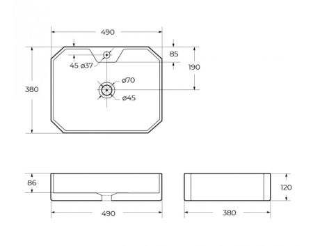 Донный клапан CEZARES CZR-SC-Bi