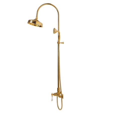 Душевая стойка со смесителем, верхним и ручным душем Cezares MARGOT-CD-01-Bi