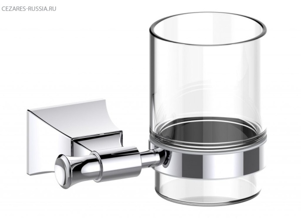 Стакан стеклянный подвесной Cezares AM-M-024-CR