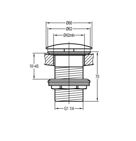 Смеситель для раковины CEZARES ECO-LS-01-W0