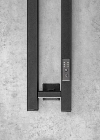 Полотенцесушитель электрический Chromix Pure 10x120 П3 MB с сухим теном с крючками